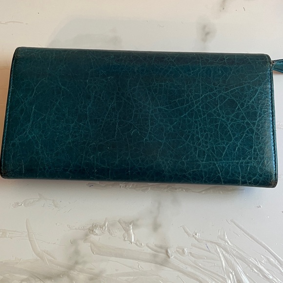 Balenciaga Continental Lambskin Leather Wallet - Picture 2 of 15